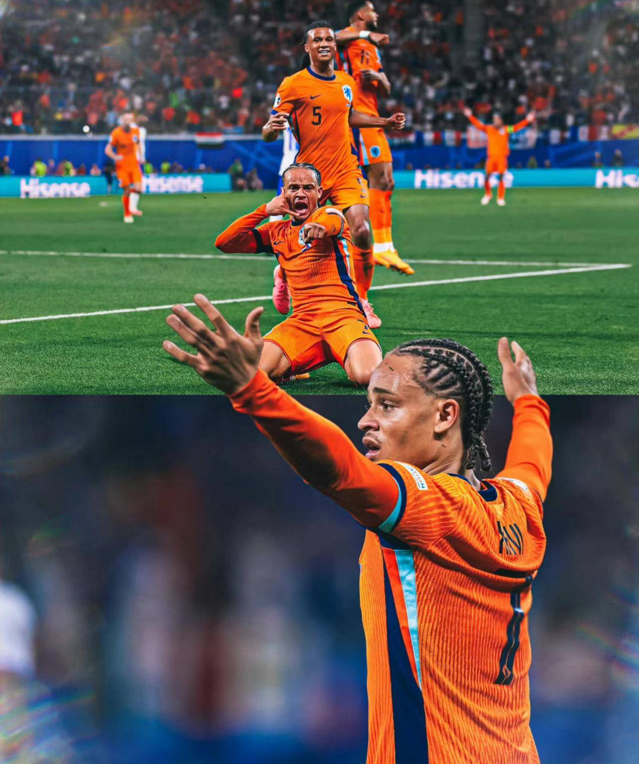 荷兰队在欧预赛中以大比分击败对手 荷兰队在欧预赛中以大比分击败对手