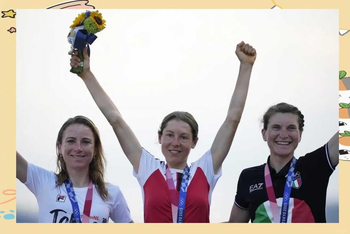 荷兰选手在自行车比赛中获得胜利